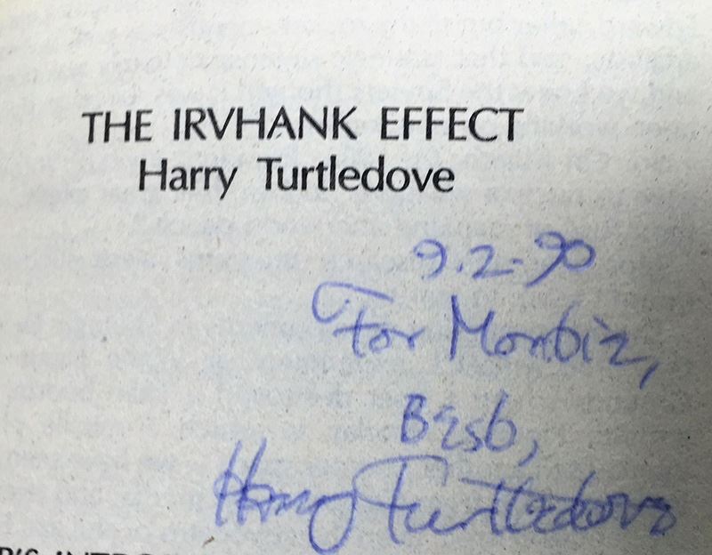 J.E. Pournelle Collection: There Will Be War Series (Book 5-9): Warrior, Guns of Darkness, Call to Battle!, Armageddon & After Armageddon - Multiple Signatures: J.E. Pournelle, William F. Wu, Harry Turtledove, Gregory Benford, Ben Bova, Dean Ing, etc. [Photo 44]