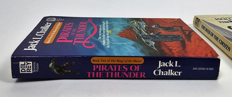 Jack L. Chalker Collection: The River of the Dancing Gods, Songs of the Dancing Gods & Vengeance of the Dancing Gods; Pirates of Thunder, The Web of the Chozen & The Labyrinth of Dreams - Signed by Jack L. Chalker [Photo 8]