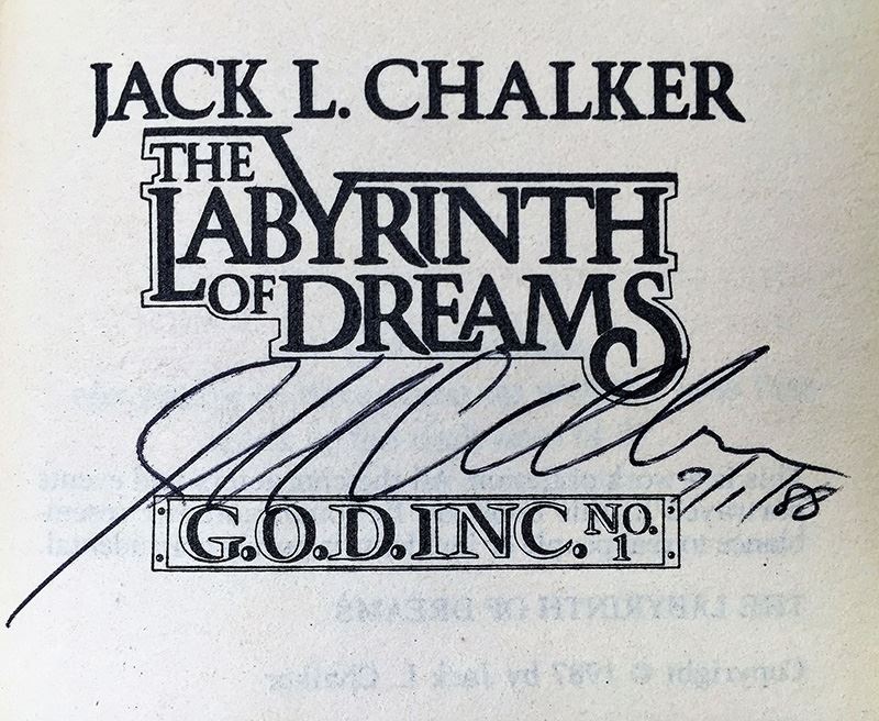 Jack L. Chalker Collection: The River of the Dancing Gods, Songs of the Dancing Gods & Vengeance of the Dancing Gods; Pirates of Thunder, The Web of the Chozen & The Labyrinth of Dreams - Signed by Jack L. Chalker [Photo 19]