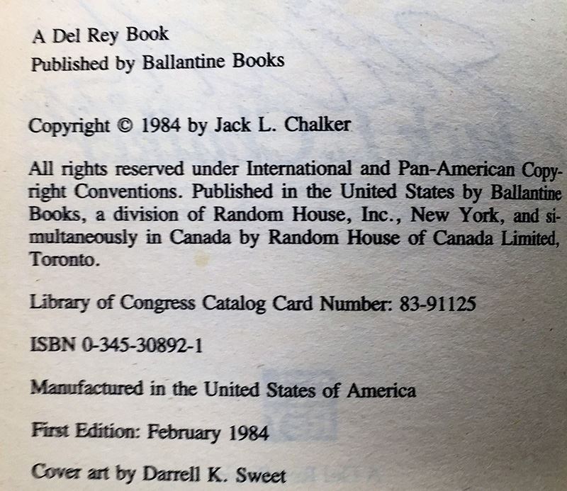 Jack L. Chalker Collection: The River of the Dancing Gods, Songs of the Dancing Gods & Vengeance of the Dancing Gods; Pirates of Thunder, The Web of the Chozen & The Labyrinth of Dreams - Signed by Jack L. Chalker [Photo 24]