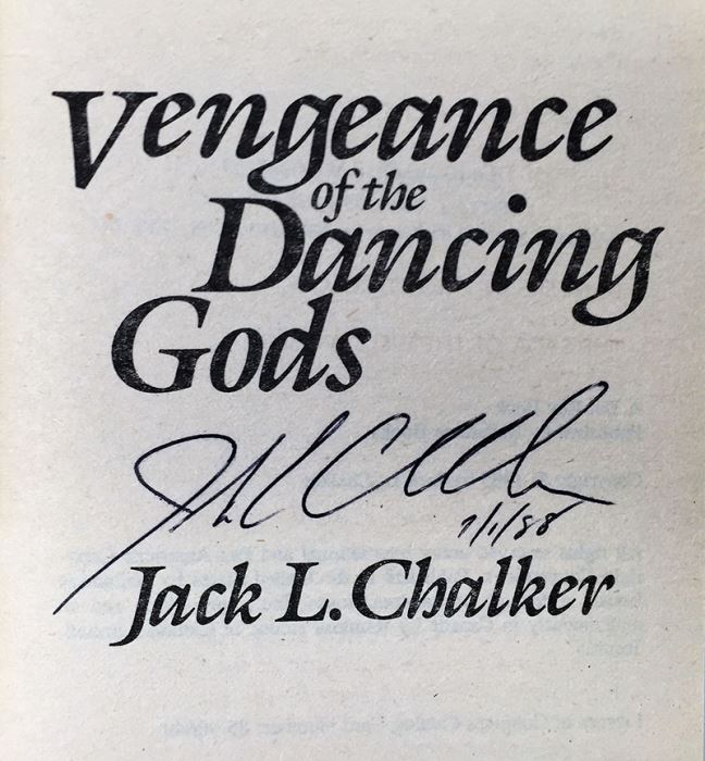 Jack L. Chalker Collection: The River of the Dancing Gods, Songs of the Dancing Gods & Vengeance of the Dancing Gods; Pirates of Thunder, The Web of the Chozen & The Labyrinth of Dreams - Signed by Jack L. Chalker [Photo 31]