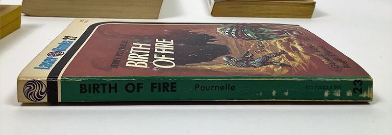 Jerry Pournelle Collection: A Step Farther Out, Janissaries, Exiles to Glory, High Justice & Birth of Fire (Laser Books 23) - Signed by Jerry Pournelle [Photo 27]