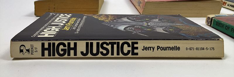Jerry Pournelle Collection: A Step Farther Out, Janissaries, Exiles to Glory, High Justice & Birth of Fire (Laser Books 23) - Signed by Jerry Pournelle [Photo 22]