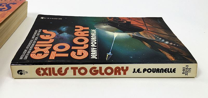 Jerry Pournelle Collection: A Step Farther Out, Janissaries, Exiles to Glory, High Justice & Birth of Fire (Laser Books 23) - Signed by Jerry Pournelle [Photo 17]