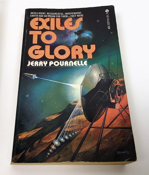 Jerry Pournelle Collection: A Step Farther Out, Janissaries, Exiles to Glory, High Justice & Birth of Fire (Laser Books 23) - Signed by Jerry Pournelle [Photo 4]