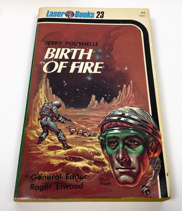 Jerry Pournelle Collection: A Step Farther Out, Janissaries, Exiles to Glory, High Justice & Birth of Fire (Laser Books 23) - Signed by Jerry Pournelle [Photo 6]