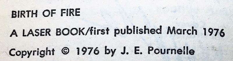 Jerry Pournelle Collection: A Step Farther Out, Janissaries, Exiles to Glory, High Justice & Birth of Fire (Laser Books 23) - Signed by Jerry Pournelle [Photo 31]