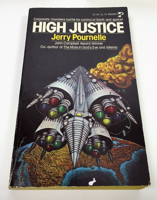 Jerry Pournelle Collection: A Step Farther Out, Janissaries, Exiles to Glory, High Justice & Birth of Fire (Laser Books 23) - Signed by Jerry Pournelle [Photo 5]