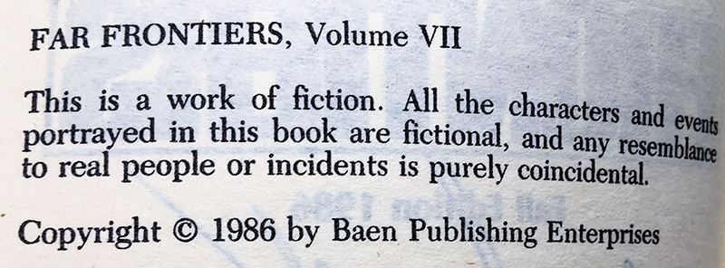 Jerry Pournelle & Jim Baen Collection: Far Frontiers Magazine: Vol I, III, IV, VI & VII - Multiple Signatures: Jerry Pournelle, Jim Baen, Norman Spinrad, Larry Niven, Ben Bova, Vernor Vinge, John Dalmas, S.M. Stirling, G. Harry Stine, etc. [Photo 69]