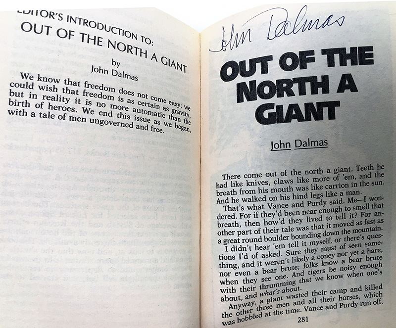 Jerry Pournelle & Jim Baen Collection: Far Frontiers Magazine: Vol I, III, IV, VI & VII - Multiple Signatures: Jerry Pournelle, Jim Baen, Norman Spinrad, Larry Niven, Ben Bova, Vernor Vinge, John Dalmas, S.M. Stirling, G. Harry Stine, etc. [Photo 27]