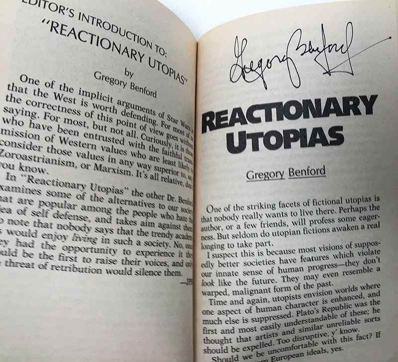 Jerry Pournelle & Jim Baen Collection: Far Frontiers Magazine: Vol I, III, IV, VI & VII - Multiple Signatures: Jerry Pournelle, Jim Baen, Norman Spinrad, Larry Niven, Ben Bova, Vernor Vinge, John Dalmas, S.M. Stirling, G. Harry Stine, etc. [Photo 41]