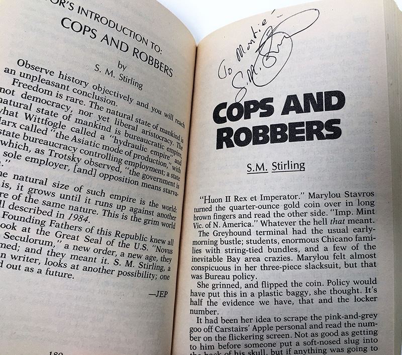 Jerry Pournelle & Jim Baen Collection: Far Frontiers Magazine: Vol I, III, IV, VI & VII - Multiple Signatures: Jerry Pournelle, Jim Baen, Norman Spinrad, Larry Niven, Ben Bova, Vernor Vinge, John Dalmas, S.M. Stirling, G. Harry Stine, etc. [Photo 39]