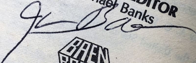 Jerry Pournelle & Jim Baen Collection: Far Frontiers Magazine: Vol I, III, IV, VI & VII - Multiple Signatures: Jerry Pournelle, Jim Baen, Norman Spinrad, Larry Niven, Ben Bova, Vernor Vinge, John Dalmas, S.M. Stirling, G. Harry Stine, etc. [Photo 63]