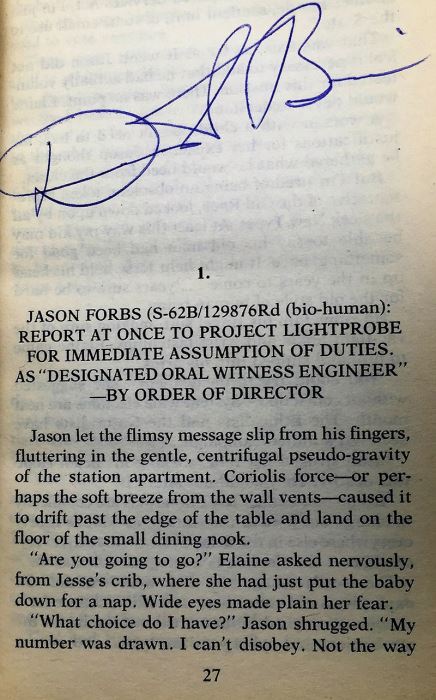 Jerry Pournelle & Jim Baen Collection: Far Frontiers Magazine: Vol I, III, IV, VI & VII - Multiple Signatures: Jerry Pournelle, Jim Baen, Norman Spinrad, Larry Niven, Ben Bova, Vernor Vinge, John Dalmas, S.M. Stirling, G. Harry Stine, etc. [Photo 9]