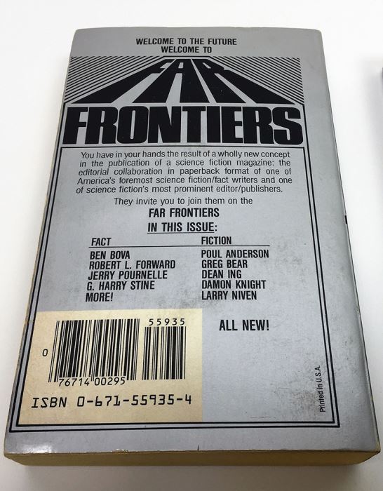 Jerry Pournelle & Jim Baen Collection: Far Frontiers Magazine: Vol I, III, IV, VI & VII - Multiple Signatures: Jerry Pournelle, Jim Baen, Norman Spinrad, Larry Niven, Ben Bova, Vernor Vinge, John Dalmas, S.M. Stirling, G. Harry Stine, etc. [Photo 5]