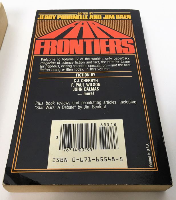 Jerry Pournelle & Jim Baen Collection: Far Frontiers Magazine: Vol I, III, IV, VI & VII - Multiple Signatures: Jerry Pournelle, Jim Baen, Norman Spinrad, Larry Niven, Ben Bova, Vernor Vinge, John Dalmas, S.M. Stirling, G. Harry Stine, etc. [Photo 33]