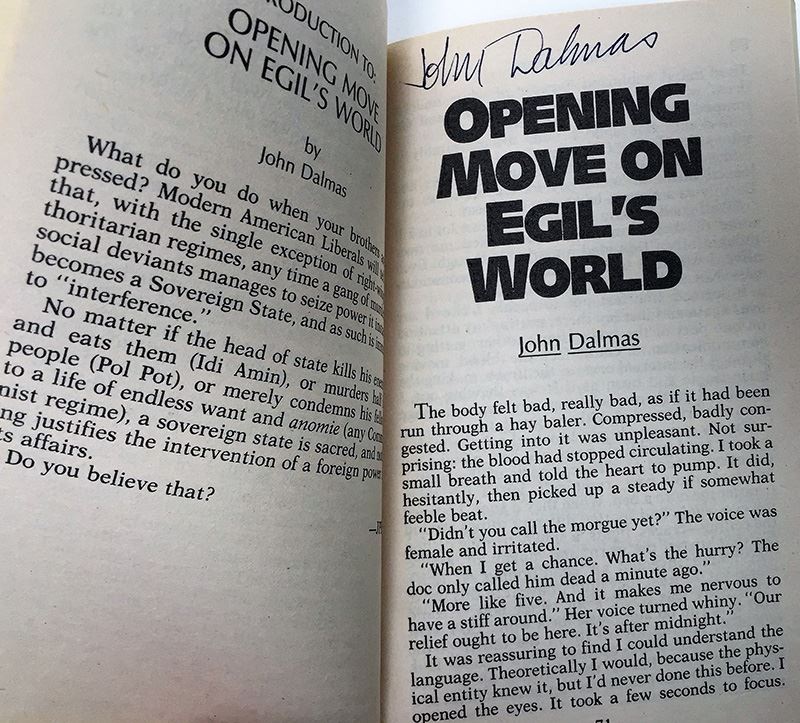 Jerry Pournelle & Jim Baen Collection: Far Frontiers Magazine: Vol I, III, IV, VI & VII - Multiple Signatures: Jerry Pournelle, Jim Baen, Norman Spinrad, Larry Niven, Ben Bova, Vernor Vinge, John Dalmas, S.M. Stirling, G. Harry Stine, etc. [Photo 37]