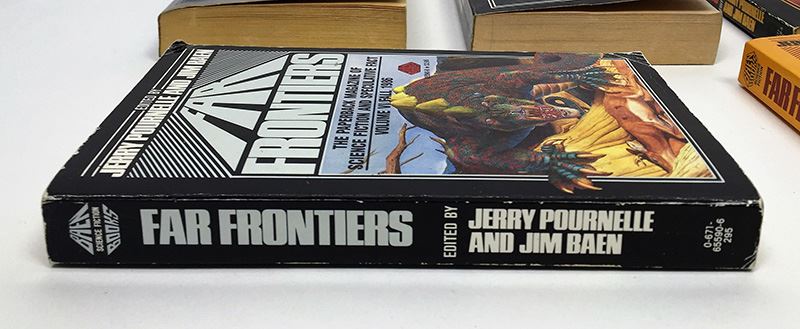 Jerry Pournelle & Jim Baen Collection: Far Frontiers Magazine: Vol I, III, IV, VI & VII - Multiple Signatures: Jerry Pournelle, Jim Baen, Norman Spinrad, Larry Niven, Ben Bova, Vernor Vinge, John Dalmas, S.M. Stirling, G. Harry Stine, etc. [Photo 48]