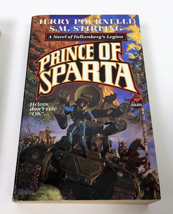 Jerry Pournelle & S.M. Stirling Collection: Go Tell the Spartans & Prince of Sparta (Falkenberg's Legion Series); The Children's Hour (Man-Kzin Wars Series) - Signed by S.M. Stirling & Jerry Pournelle [Photo 4]