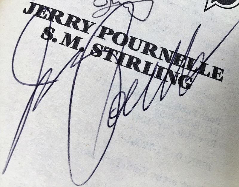 Jerry Pournelle & S.M. Stirling Collection: Go Tell the Spartans & Prince of Sparta (Falkenberg's Legion Series); The Children's Hour (Man-Kzin Wars Series) - Signed by S.M. Stirling & Jerry Pournelle [Photo 9]