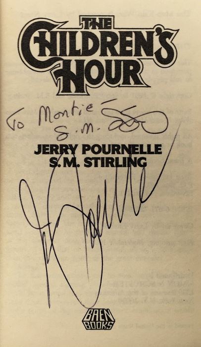 Jerry Pournelle & S.M. Stirling Collection: Go Tell the Spartans & Prince of Sparta (Falkenberg's Legion Series); The Children's Hour (Man-Kzin Wars Series) - Signed by S.M. Stirling & Jerry Pournelle [Photo 18]