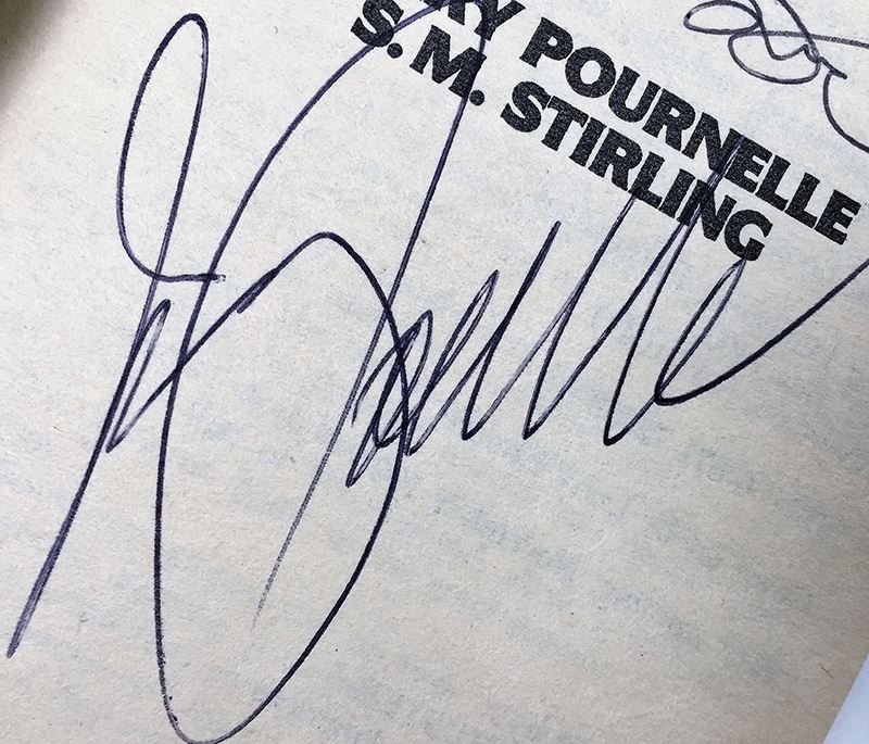 Jerry Pournelle & S.M. Stirling Collection: Go Tell the Spartans & Prince of Sparta (Falkenberg's Legion Series); The Children's Hour (Man-Kzin Wars Series) - Signed by S.M. Stirling & Jerry Pournelle [Photo 19]