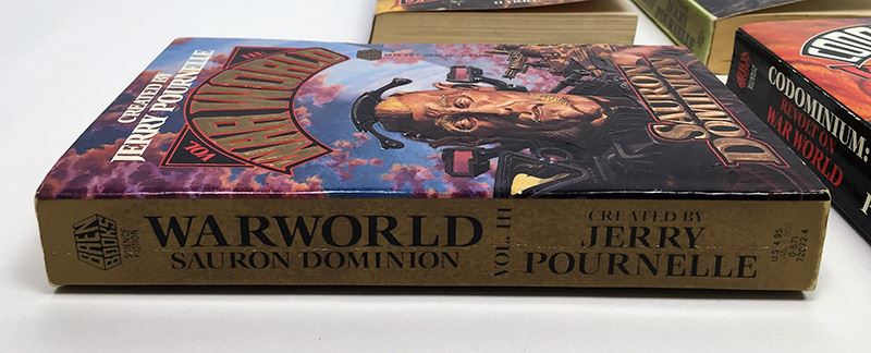 Jerry Pournelle Collection: War World Series: Blood Feuds, The Burning Eye, Sauron Dominion & Revolt on War World - Multiple Signatures: Jerry Pournelle, Harry Turtledove, Mike Resnick, Poul Anderson, Harry Turtledove, Susan Shwartz, S.M. Stirling, etc. [Photo 27]