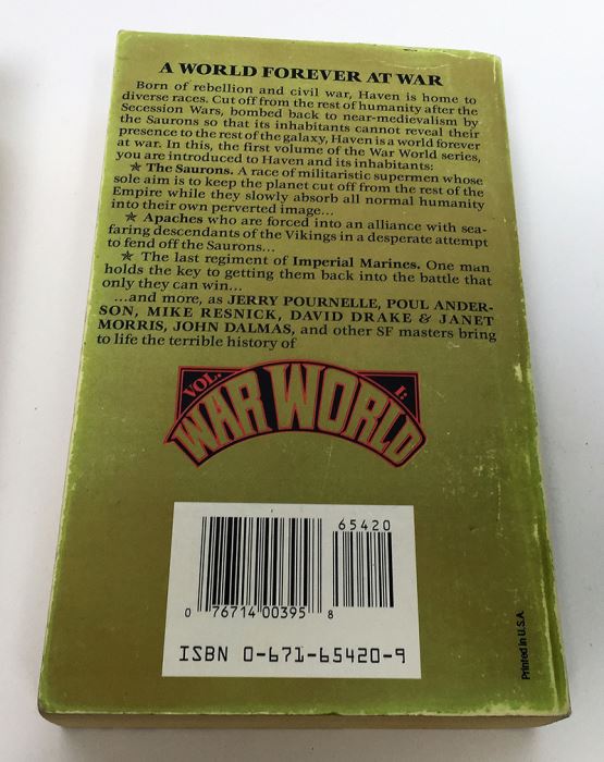 Jerry Pournelle Collection: War World Series: Blood Feuds, The Burning Eye, Sauron Dominion & Revolt on War World - Multiple Signatures: Jerry Pournelle, Harry Turtledove, Mike Resnick, Poul Anderson, Harry Turtledove, Susan Shwartz, S.M. Stirling, etc. [Photo 13]