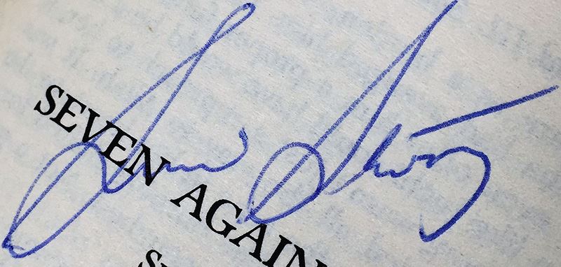 Jerry Pournelle Collection: War World Series: Blood Feuds, The Burning Eye, Sauron Dominion & Revolt on War World - Multiple Signatures: Jerry Pournelle, Harry Turtledove, Mike Resnick, Poul Anderson, Harry Turtledove, Susan Shwartz, S.M. Stirling, etc. [Photo 33]