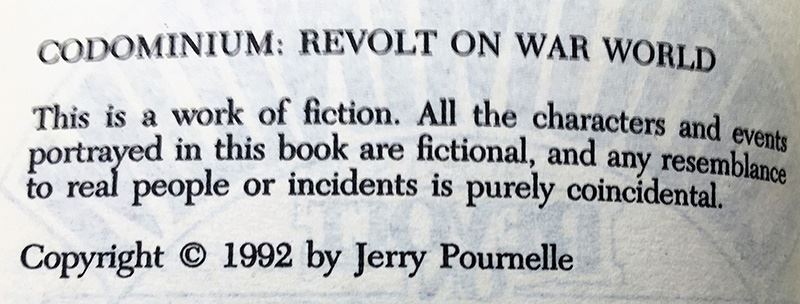 Jerry Pournelle Collection: War World Series: Blood Feuds, The Burning Eye, Sauron Dominion & Revolt on War World - Multiple Signatures: Jerry Pournelle, Harry Turtledove, Mike Resnick, Poul Anderson, Harry Turtledove, Susan Shwartz, S.M. Stirling, etc. [Photo 45]