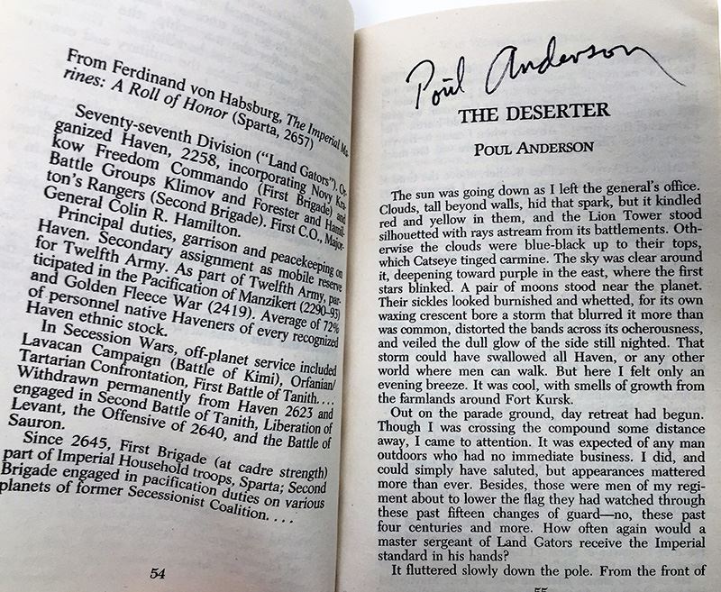 Jerry Pournelle Collection: War World Series: Blood Feuds, The Burning Eye, Sauron Dominion & Revolt on War World - Multiple Signatures: Jerry Pournelle, Harry Turtledove, Mike Resnick, Poul Anderson, Harry Turtledove, Susan Shwartz, S.M. Stirling, etc. [Photo 18]