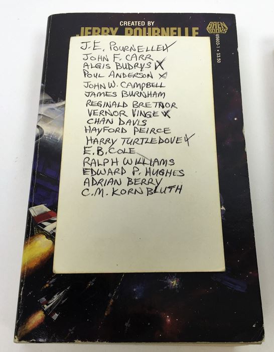 Jerry Pournelle Collection: Imperial Stars Series (Book 1-3): The Stars at War, Republic and Empire, The Crash of Empire - Multiple Signatures:  Jerry Pournelle, Algis Budrys, Poul Anderson, Vernor Vinge, Harry Turtledove, Norman Spinrad, etc. [Photo 3]