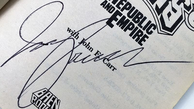 Jerry Pournelle Collection: Imperial Stars Series (Book 1-3): The Stars at War, Republic and Empire, The Crash of Empire - Multiple Signatures:  Jerry Pournelle, Algis Budrys, Poul Anderson, Vernor Vinge, Harry Turtledove, Norman Spinrad, etc. [Photo 22]