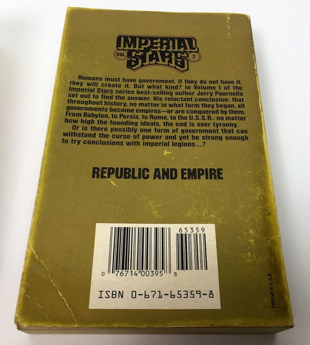 Jerry Pournelle Collection: Imperial Stars Series (Book 1-3): The Stars at War, Republic and Empire, The Crash of Empire - Multiple Signatures:  Jerry Pournelle, Algis Budrys, Poul Anderson, Vernor Vinge, Harry Turtledove, Norman Spinrad, etc. [Photo 20]