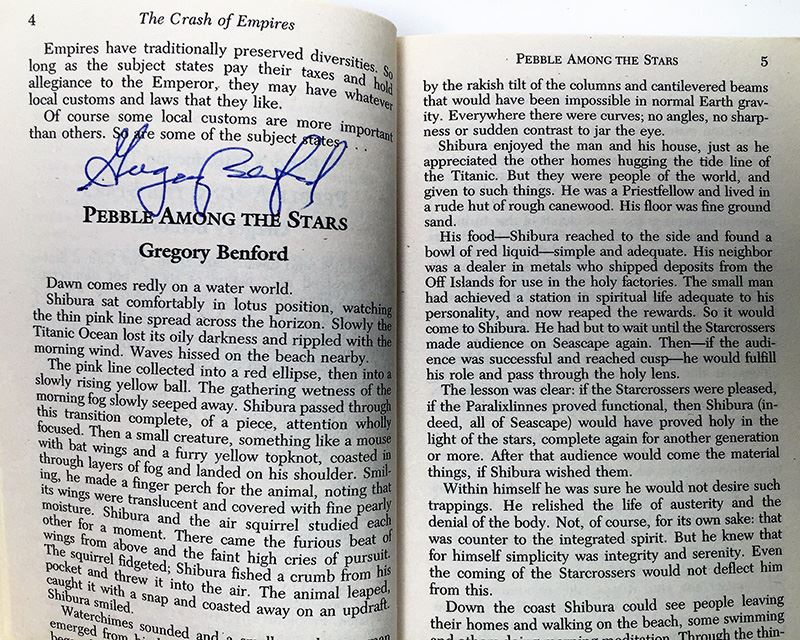 Jerry Pournelle Collection: Imperial Stars Series (Book 1-3): The Stars at War, Republic and Empire, The Crash of Empire - Multiple Signatures:  Jerry Pournelle, Algis Budrys, Poul Anderson, Vernor Vinge, Harry Turtledove, Norman Spinrad, etc. [Photo 37]