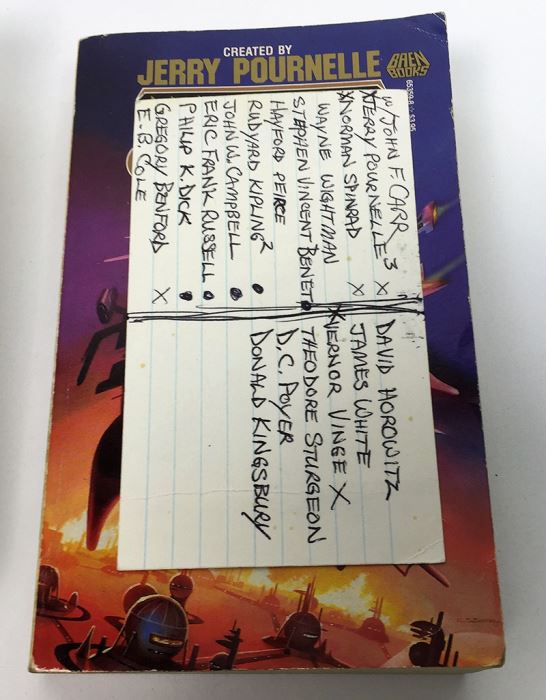 Jerry Pournelle Collection: Imperial Stars Series (Book 1-3): The Stars at War, Republic and Empire, The Crash of Empire - Multiple Signatures:  Jerry Pournelle, Algis Budrys, Poul Anderson, Vernor Vinge, Harry Turtledove, Norman Spinrad, etc. [Photo 18]