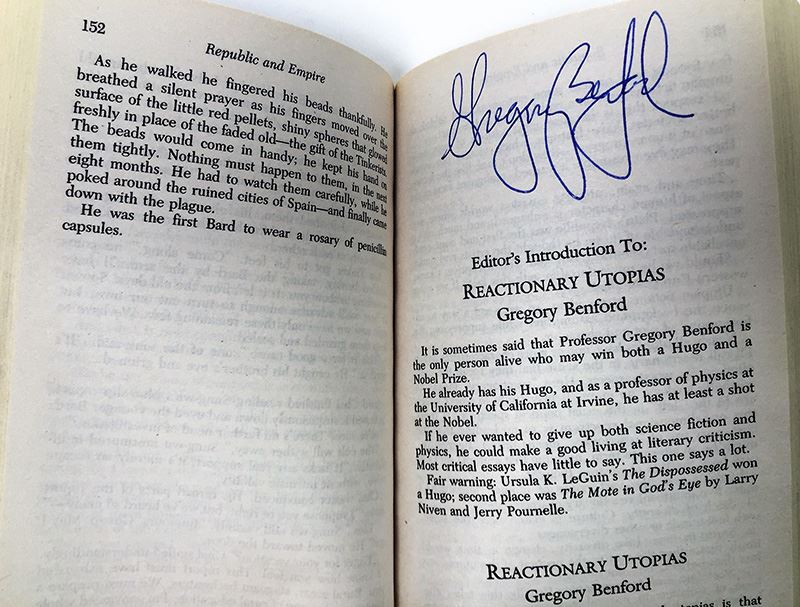 Jerry Pournelle Collection: Imperial Stars Series (Book 1-3): The Stars at War, Republic and Empire, The Crash of Empire - Multiple Signatures:  Jerry Pournelle, Algis Budrys, Poul Anderson, Vernor Vinge, Harry Turtledove, Norman Spinrad, etc. [Photo 25]