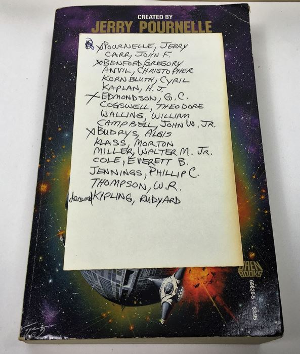 Jerry Pournelle Collection: Imperial Stars Series (Book 1-3): The Stars at War, Republic and Empire, The Crash of Empire - Multiple Signatures:  Jerry Pournelle, Algis Budrys, Poul Anderson, Vernor Vinge, Harry Turtledove, Norman Spinrad, etc. [Photo 31]