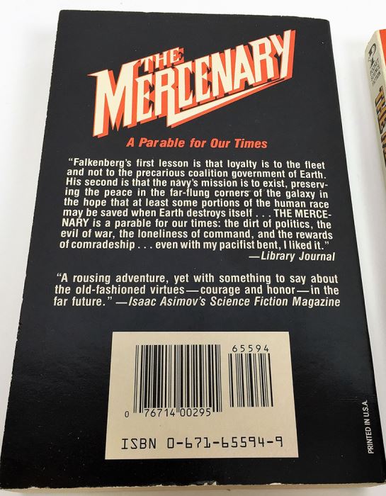 Jerry Pournelle Collection: Falkenberg's Legion Series: Falkenber's Legion & Prince of Mercenaries; The Mercenary (x2) - Signed by Jerry Pournelle [Photo 7]