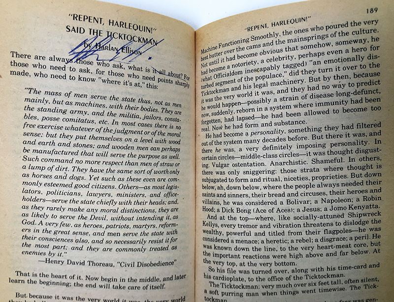 Jerry Pournelle Collection: Survival of Freedom, Black Holes & 20/20 Vision - Multiple Signatures: Jerry Pournelle, Norman Spinrad, Poul Anderson, Larry Niven, Harlan Ellison, Ursula K. Le Guin, Kevin O'Donnell, Jr., A.E. Van Vogt, etc. [Photo 14]