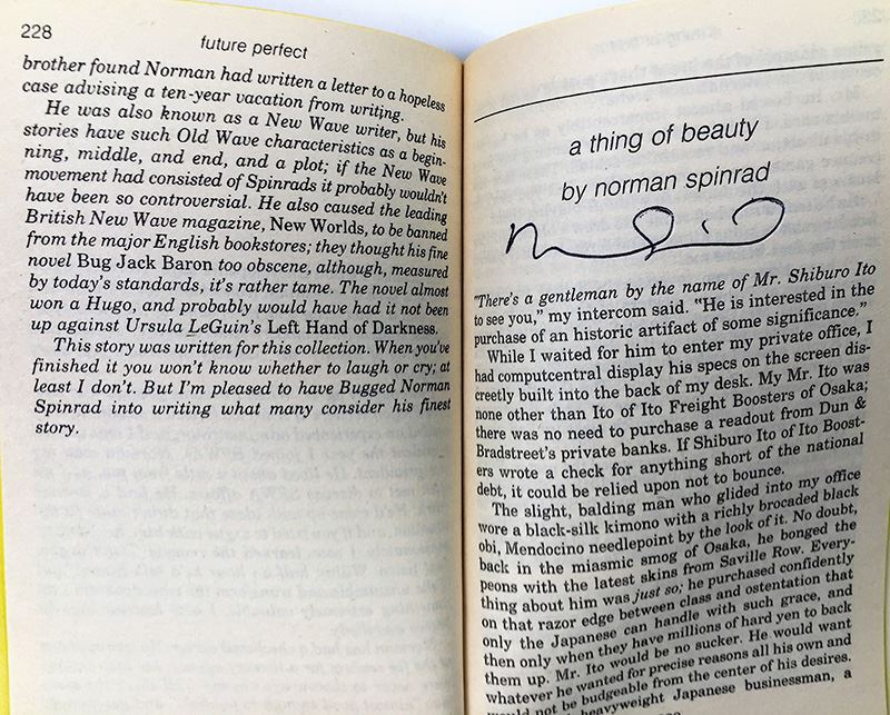 Jerry Pournelle Collection: Survival of Freedom, Black Holes & 20/20 Vision - Multiple Signatures: Jerry Pournelle, Norman Spinrad, Poul Anderson, Larry Niven, Harlan Ellison, Ursula K. Le Guin, Kevin O'Donnell, Jr., A.E. Van Vogt, etc. [Photo 54]