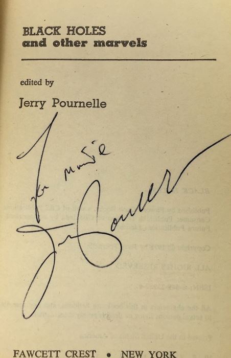Jerry Pournelle Collection: Survival of Freedom, Black Holes & 20/20 Vision - Multiple Signatures: Jerry Pournelle, Norman Spinrad, Poul Anderson, Larry Niven, Harlan Ellison, Ursula K. Le Guin, Kevin O'Donnell, Jr., A.E. Van Vogt, etc. [Photo 29]