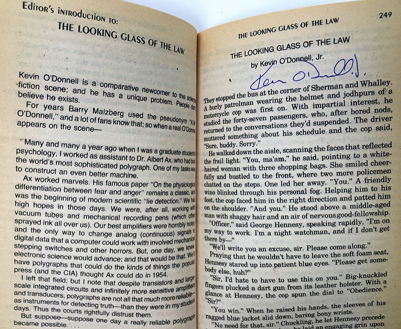 Jerry Pournelle Collection: Survival of Freedom, Black Holes & 20/20 Vision - Multiple Signatures: Jerry Pournelle, Norman Spinrad, Poul Anderson, Larry Niven, Harlan Ellison, Ursula K. Le Guin, Kevin O'Donnell, Jr., A.E. Van Vogt, etc. [Photo 18]