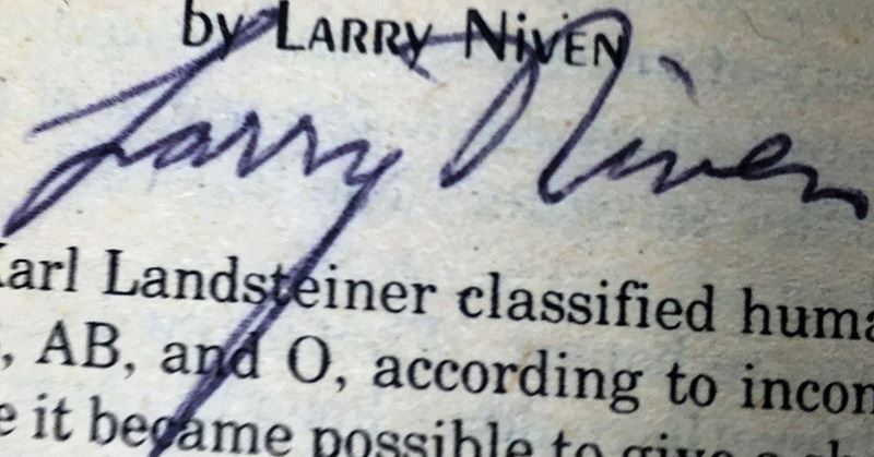 Jerry Pournelle Collection: Survival of Freedom, Black Holes & 20/20 Vision - Multiple Signatures: Jerry Pournelle, Norman Spinrad, Poul Anderson, Larry Niven, Harlan Ellison, Ursula K. Le Guin, Kevin O'Donnell, Jr., A.E. Van Vogt, etc. [Photo 13]