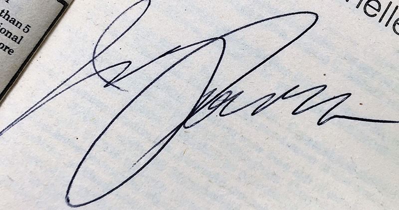 Jerry Pournelle Collection: Survival of Freedom, Black Holes & 20/20 Vision - Multiple Signatures: Jerry Pournelle, Norman Spinrad, Poul Anderson, Larry Niven, Harlan Ellison, Ursula K. Le Guin, Kevin O'Donnell, Jr., A.E. Van Vogt, etc. [Photo 43]