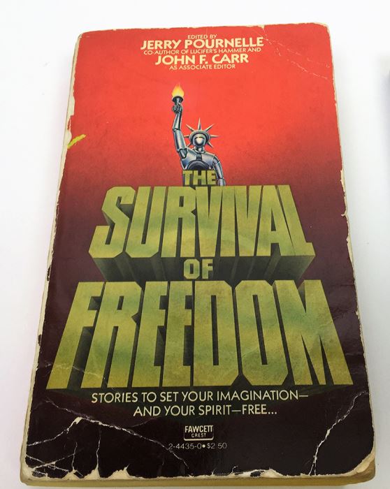 Jerry Pournelle Collection: Survival of Freedom, Black Holes & 20/20 Vision - Multiple Signatures: Jerry Pournelle, Norman Spinrad, Poul Anderson, Larry Niven, Harlan Ellison, Ursula K. Le Guin, Kevin O'Donnell, Jr., A.E. Van Vogt, etc. [Photo 2]