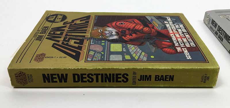Jim Baen Collection: New Destinies Paperback Magazine: Vol I (Collector's Edition), Vol II & Vol VII - Multiple Signatures: Jim Baen, Poul Anderson, Joel Rosenberg, Doug Beason, G. Harry Stine, Gregory Benford, Harry Turtledove, Dean Ing, etc. [Photo 5]