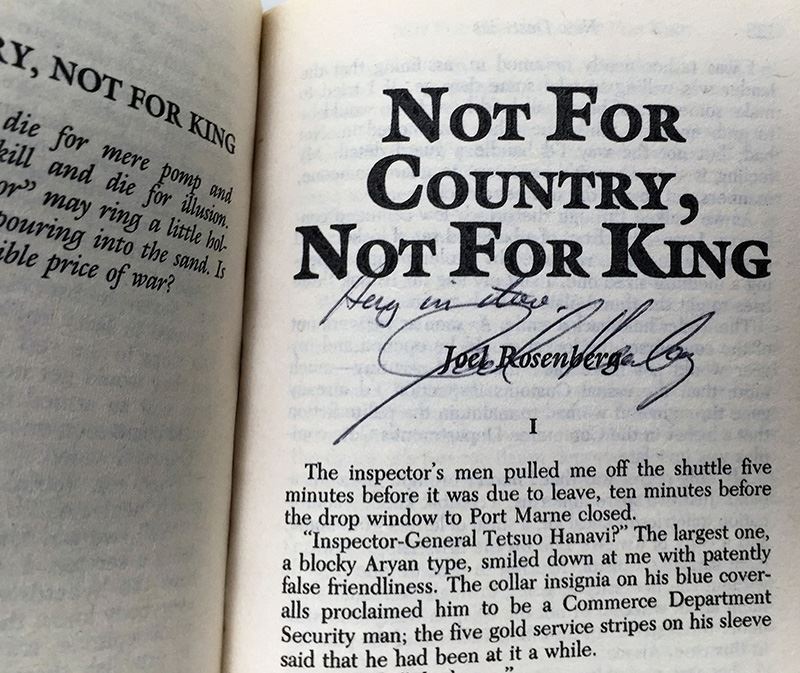 Jim Baen Collection: New Destinies Paperback Magazine: Vol I (Collector's Edition), Vol II & Vol VII - Multiple Signatures: Jim Baen, Poul Anderson, Joel Rosenberg, Doug Beason, G. Harry Stine, Gregory Benford, Harry Turtledove, Dean Ing, etc. [Photo 9]