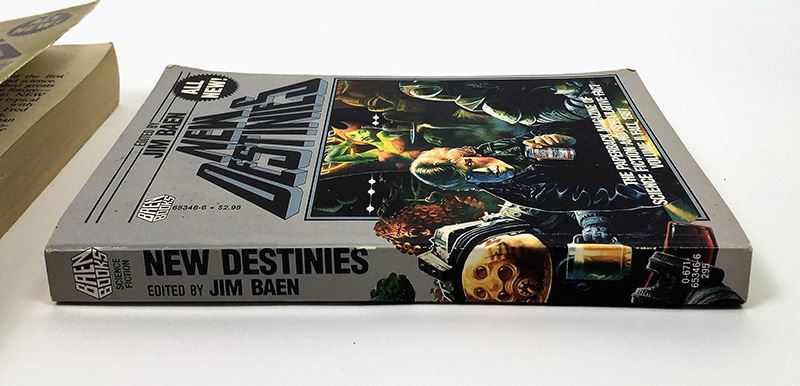 Jim Baen Collection: New Destinies Paperback Magazine: Vol I (Collector's Edition), Vol II & Vol VII - Multiple Signatures: Jim Baen, Poul Anderson, Joel Rosenberg, Doug Beason, G. Harry Stine, Gregory Benford, Harry Turtledove, Dean Ing, etc. [Photo 18]