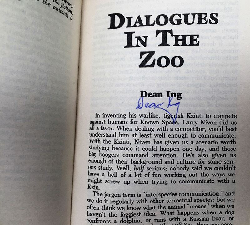 Jim Baen Collection: New Destinies Paperback Magazine: Vol I (Collector's Edition), Vol II & Vol VII - Multiple Signatures: Jim Baen, Poul Anderson, Joel Rosenberg, Doug Beason, G. Harry Stine, Gregory Benford, Harry Turtledove, Dean Ing, etc. [Photo 35]